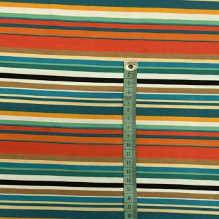 Tricot Great big farm red stripe digital print