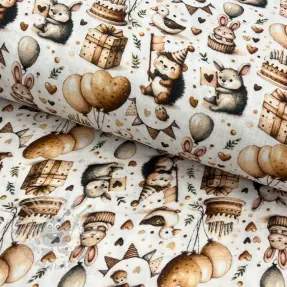 Mușelină Cuties design D digital print