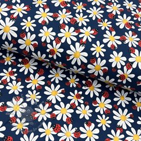 Tricot Baby Ladybug navy digital print
