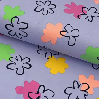 Tricot Flower prints purple
