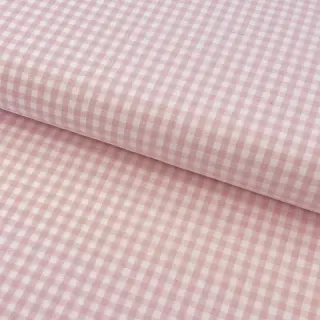 Țesătură din bumbac YARN DYED CHECK BRUSHED light rose