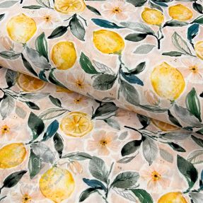 Mușelină Fresh lemons digital print