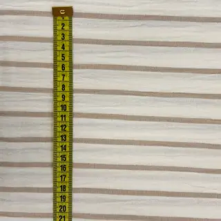 Mușelină YARN DYED Thin strip beige