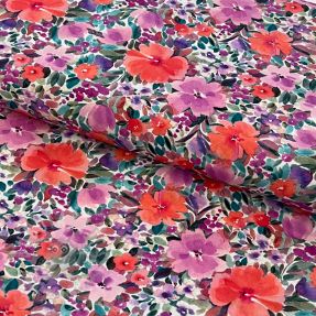 Țesătură din bumbac Expession flowers digital print