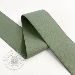 Elastic neted 4 cm olive green