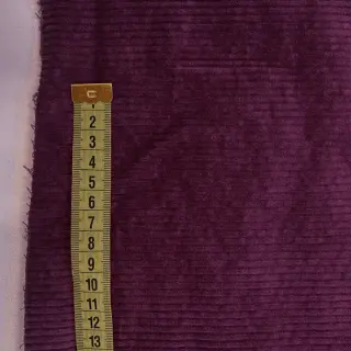 Catifea raiată 6W WASHED STRETCH aubergine