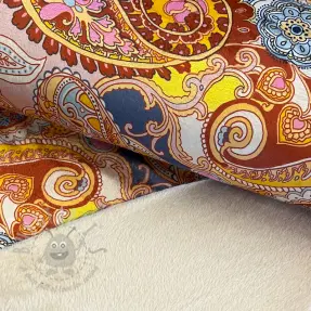 Blăniță artificială Paisley digital print