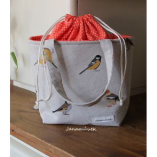 Țesătură decorativă Linenlook Tiny Garden Birds
