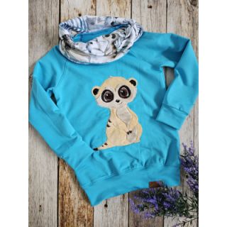 Jerse trening turquoise ORGANIC