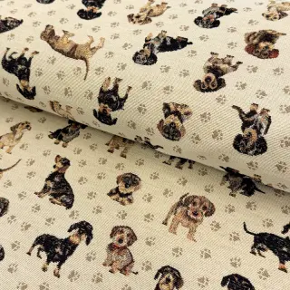 Țesătură decorativă GOBELIN PREMIUM Little dachshund play