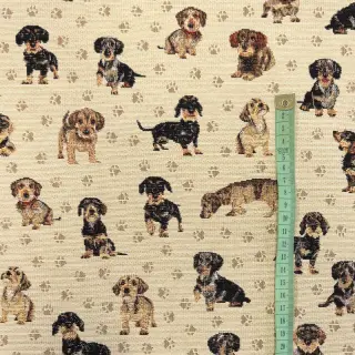 Țesătură decorativă GOBELIN PREMIUM Little dachshund play