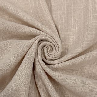 Țesătură din bumbac SLUB WASHED beige