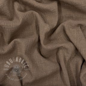 Țesătură din bumbac SLUB WASHED taupe