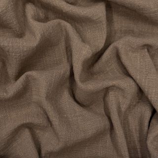 Țesătură din bumbac SLUB WASHED taupe
