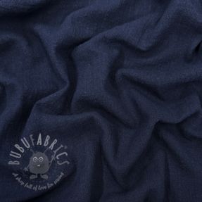 Țesătură din bumbac SLUB WASHED navy
