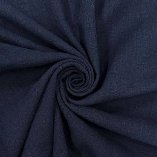 Țesătură din bumbac SLUB WASHED navy