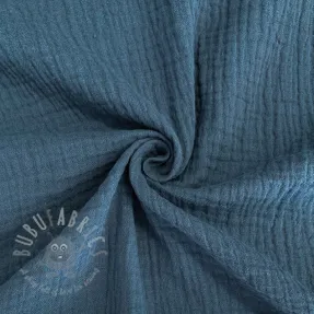Mușelină indigo ORGANIC