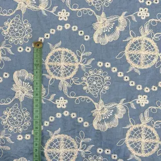 Țesătură din bumbac JEANS Embroidery Buttercup