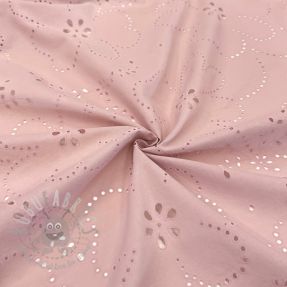 Țesătură din bumbac VOILE Puffy old rose