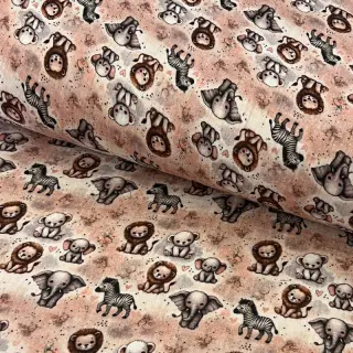 Mușelină Safari buddys design C digital print