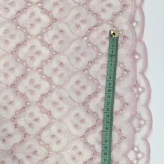 Țesătură din bumbac EMBROIDERY Lilian rose