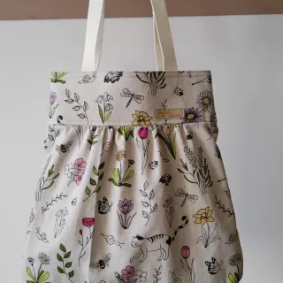 Țesătură decorativă Linenlook Spring Doodle Time