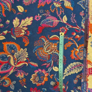 Țesătură decorativă jacquard Inaya bleu