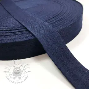 Chingă din bumbac 4 cm dark blue