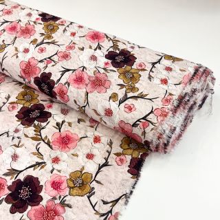 Viscoză RAYON POPLIN Flowy flowers design D digital print