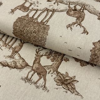 Țesătură decorativă Linenlook Classic Deer Scene