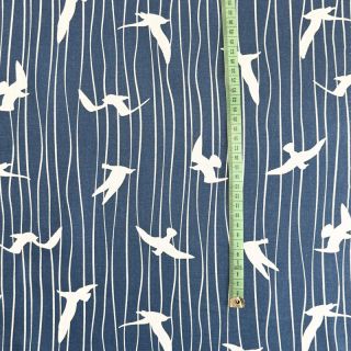 Țesătură decorativă Iconic Seagull Stripe na