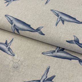 Țesătură decorativă Linenlook Sperm whale