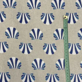 Țesătură decorativă Linenlook Seashell blue