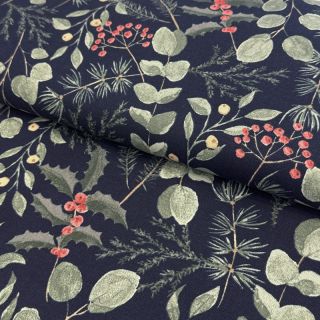 Țesătură decorativă premium Darkness flowers