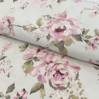 Țesătură decorativă premium Classic Painted Rose DOUBLE