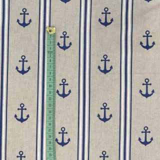 Țesătură decorativă Linenlook Anchor navy