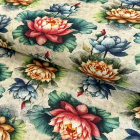 Viscoză cu in Clover design D digital print