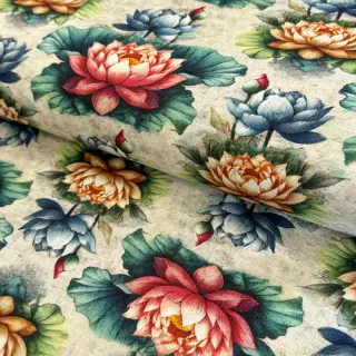 Viscoză cu in Clover design D digital print