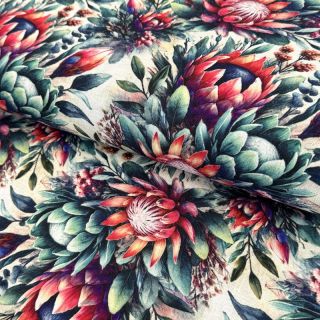 Viscoză cu in Azalea design D digital print