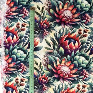 Viscoză cu in Azalea design D digital print