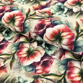 Viscoză cu in Azalea design A digital print
