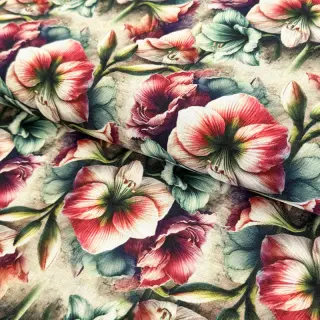 Viscoză cu in Azalea design A digital print