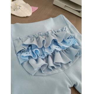 Dantelă Heart light blue