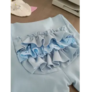 Dantelă Heart light blue