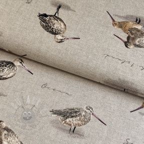 Țesătură decorativă Linenlook Sandpiper Bird