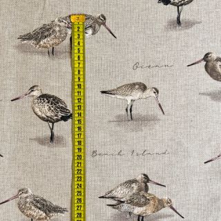 Țesătură decorativă Linenlook Sandpiper Bird