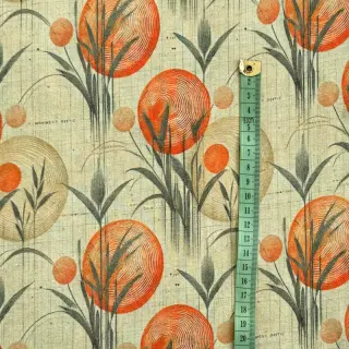 Tricot VISCOSE Enjoy The Silence orange digital print