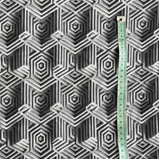 Tricot VISCOSE Structure grey digital print