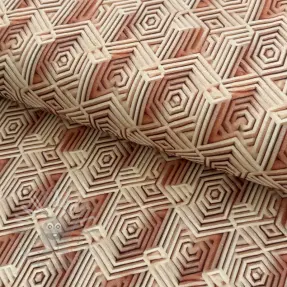 Tricot VISCOSE Structure beige digital print
