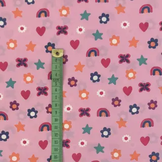 Țesătură din bumbac Love pink